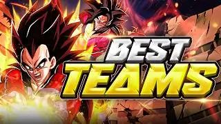 BEST LEADER SKILL? THE BEST TEAMS TO USE FOR LR SUPER SAIYAN 4 GOKU AND VEGETA! | DBZ: Dokkan Battle