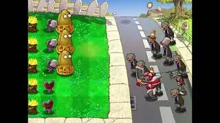 Plants vs  Zombies I beat the five flags on the first try and when i do ten flags its gonna be hard!