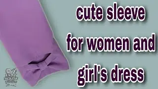 Cute Sleeve Design Sewing Tutorial: Easy & Stylish Sleeve Pattern for Women&rsquo;s Dresses #sewing