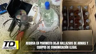 Requisa en Pavoncito deja hallazgos de armas y equipos de comunicaci&oacute;n ilegal