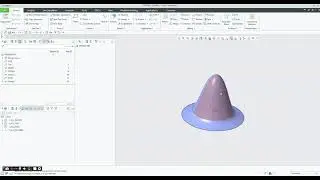 Creo Surface Modeling &ndash; Sweep Using Trajpar |Creo Tutorial