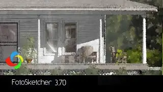 FotoSketcher + SketchUp image exports - (feat. Field of Dreams imagery)