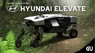 HYUNDAI Company has unveiled a walking car called 'Elevate'