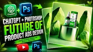 Using ChatGPT & Photoshop, How to Easily Create a Stunning Ad Poster design