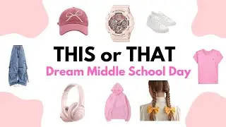 Build Your DREAM Middle School Day | THIS or THAT Challenge 🎒✨