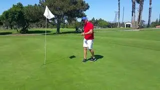 Andrew Stonemill with a Super Stroke 5.0 Flatso putter grip for birdie