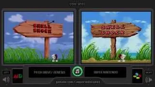 Cool Spot (Sega Genesis vs Snes) Side by Side Comparison