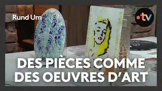 Bernard Soulier, artisan verrier, maître de l'art du fusing