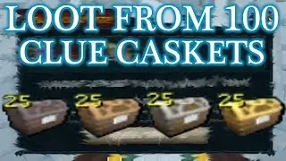 Runescape 3 - Loot From 100 Clue Caskets