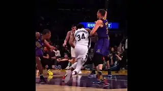 Giannis Antetokounmpo the art of Giannis's dunks #nba #basketball