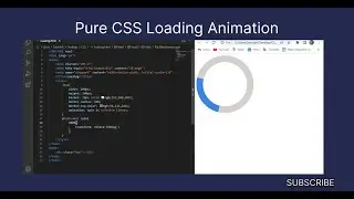 CSS Loading Animation || Pure CSS Loading ||Part 1   👩&zwj;💻 👩&zwj;💻