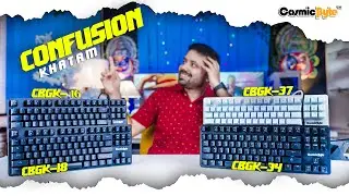 cosmic byte cb-gk-16 vs cb-gk-18 vs cb-gk-34 vs cb-gk-37 | Cosmic byte Firefly keyboards comparison