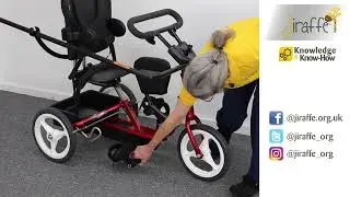Rifton Adaptive Tricycle - Self-levelling Pedals - Jiraffe Knowledge & Know-How