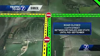 Construction on the roads throughout the metro