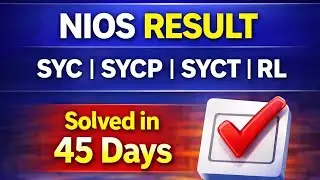 SYC, SYCP, SYCT, TOC Pass in 45 Days | nios result 2025 | nios exam date 2026 
