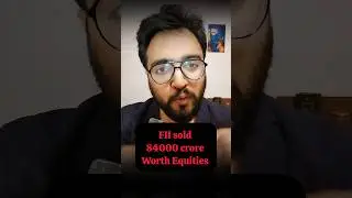 How much FII sold in October #mondaymarketupdate #fiiselling #waareeipo