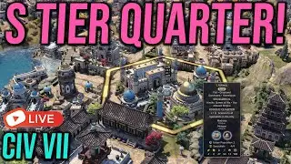 Live Civ 7: BEST unique quarter in the entire game