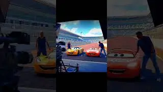 Real set. Animated cars. Pure chaos 😮&zwj;🔥#BTS #AICars #VFX #MovieMagic #Shorts