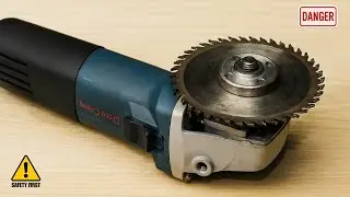 Avoid Mistakes! How to Cut Wood with a Disc on an Angle Grinder