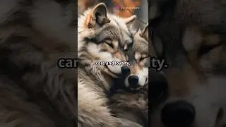 Until Death Do us part: Male wolves devotion to their partners!#shortvideo #animals#facts  #love