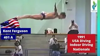 1991 Kent Ferguson USA - 401A - 3 meter springboard diving - USA Diving Indoor Nationals