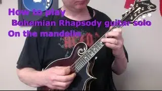 Bohemian Rhapsody guitar solo on a mandolin