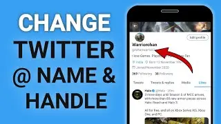 How to Change Twitter @Name 2022!