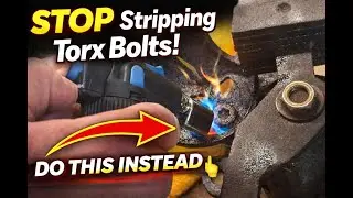 How to Remove a Frozen Torx Bolt EASY (Zero Damage!)