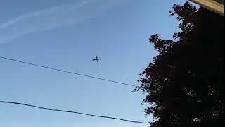 Lockheed C130 Flying Over My House! (For Best Viewing Use A Desktop Or Laptop)