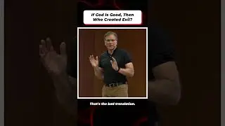 If God Is Good, Then Who Created Evil? | Frank Turek #Shorts