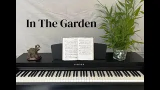 In the Garden  -  Piano Hymn Accompaniment with Lyrics