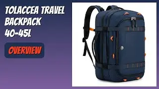 REVIEW (2026): Tolaccea Travel Backpack 40-45L. Features