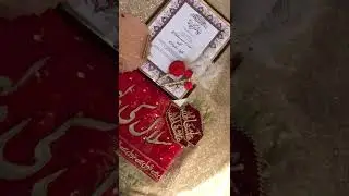 Amazing Nikkah pens ,Nikkah name, Nikkah Dupatta , Resin Tray #wedding #shadi #nikkah