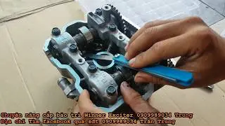 Canh sim đồng tiền cho winner DOHC khe hở xuppap