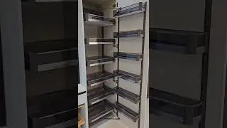 Hablo kitchen glass pantry unit