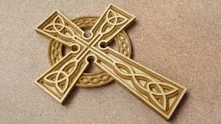 Making of Celtic cross - scroll saw pattern