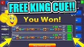 8BP 3.10.3 FREE KING CUE TRICK🔴A FREE KING CUE