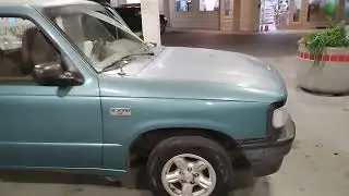 The first trip in the truck to get gas