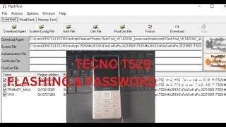 Tecno T529 file flashing and password remove