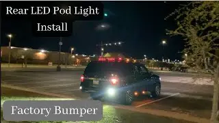 How To Install LED Pod Lights Into Your Factory Bumper! || DIY Guide