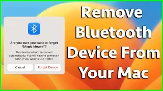 Как забыть или удалить устройство Bluetooth с Mac