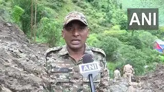 Ramban, J&K  rescue operations by security forces & rescue teams, CRPF 84bn Assistant Commandant