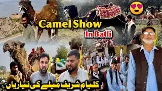 Camel Show In Batli 2025 😍 Kalyam Sharif Mela Ki Tayarian 🙂 Family vlog 