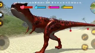 Best Dino Gamer - Talking Carnotaurus Simulator Android Gameplay #dinosaur #jurassic 