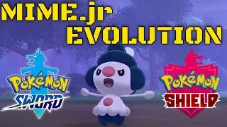 Расположение + Эволюция Pokemon Sword And Shield Mime Jr