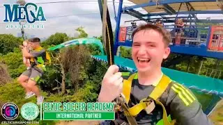 Celtic Soccer Academy Coaches take the plunge at Sentosa courtesy of Mega Adventure