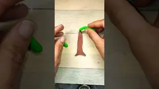 clay coconut tree 🌴#shorts #coconuttree #tree #amazing #clay #miniart