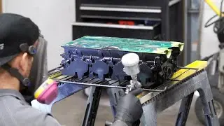 Blacking Out An Entire Car Engine!