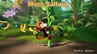 Mono Saltar&iacute;n - Canci&oacute;n Infantil de Pequeland Music