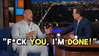 Dwayne Johnson Storms Off Stephen Colbert&rsquo;s Show After Fiery Interview